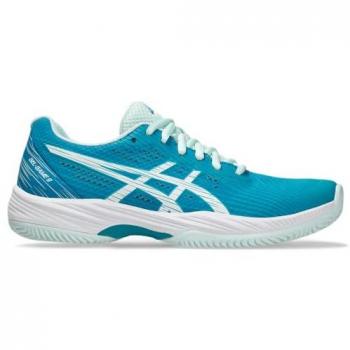 ASICS Gel-Game 9 Clay/oc Teal Blue / White Damen, Größe 43.5