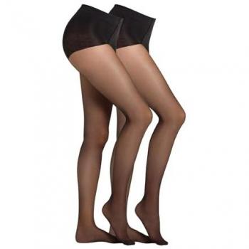 Feinstrumpfhose CAMANO Duo Pack, Damen, Gr. 40/42, schwarz