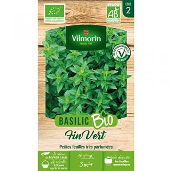 Basilic Fin Vert Bio - Sachet Vilmorin