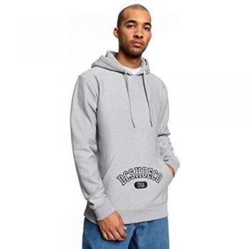 Felpe DC Shoes con cappuccio per uomini in grigio L