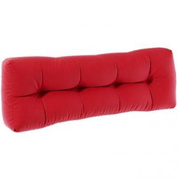 Coussin Flocken pour palette, Rouge, 120 x 40 cm Vicco