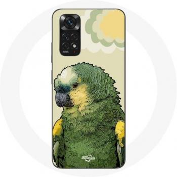 Funda de Periquitos Verdes para Xiaomi Redmi Note 11 4G