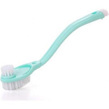 Double-Ended Long Handle Shoe Cleaning Brush