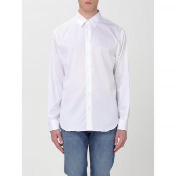 White Stretch Cotton Dress Shirt – Emporio Armani M