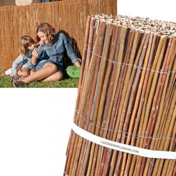 Cañizo Suinga: Valla de Mimbre Español 2×5 m, Alta Calidad y Decorativa