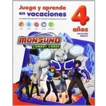 Juega y aprende en vacaciones. Monsumo 4 años - CLIC EDICIONES