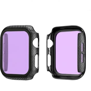 IWatch Bildschirm Schutz mit Kohlenstofffaser Stoßstange