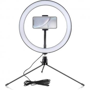 Ring lumineux à flash sphérique – compatible iPhone/Xiaomi/Huawei/Samsung