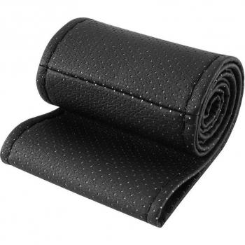 Anti-Slip Microfiber Steering Wheel Cover 36-38cm