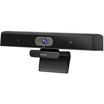 USB‑Webkamera 4K – mit integriertem Stereo‑Mikrofon und Lautsprechern
