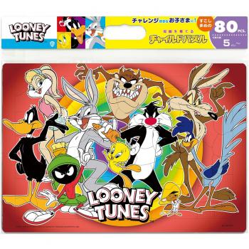 Puzzle Dziecięce Looney Tunes – 80 części z powłoką antybakteryjną