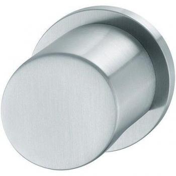 Maniglia con pulsante in alluminio e rivestimento rotondo FSB - Codice 0 23 0828