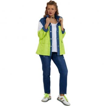 Trench Coat Fierte Kadın XL con Detalle de Cerradura y Bordado