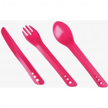 Posate da campeggio rosa Lifeventure Ellipse