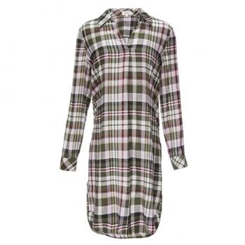 S.Oliver Viskosemix-Kleid im Karodesign