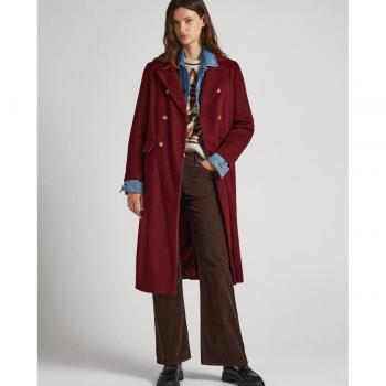 Pepe Jeans Damenmantel mit breitem Reverskragen