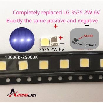 Kit de réparation rétro-éclairage LED 50 pièces pour TV LG 3535 SMD