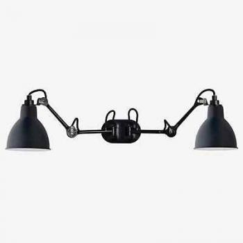 DCW Lampe Gras Nr. 204 Doppel-Wandleuchte – Blau
