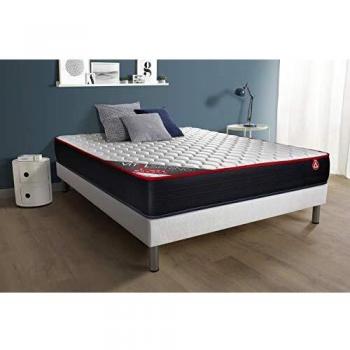 Conjunto VITAL SPRING 200 x 200 cm somier Kit blanco