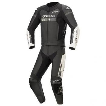 Traje de cuero Alpinestars GP Force Chaser 2-Piezas Negro-Blanco
