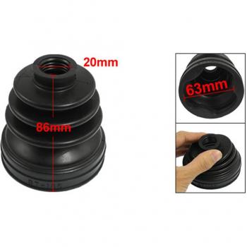 20mm Inner Diameter Black Rubber CV Joint Boot for Ford Focus Fiesta MT