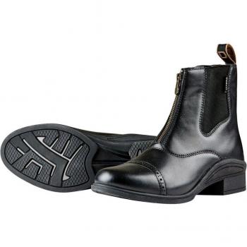 Dublin Kids Altitude Zip Paddock Boots - Black, Unisex Equestrian Footwear