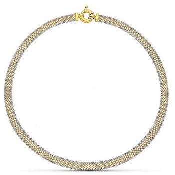 Bicolor 18K Gargantilla Mujer 43cm – Inmaculada Romero