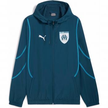 Olympique de Marseille Puma Pre Match Jacket - Blue