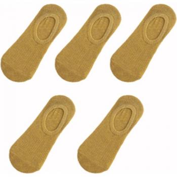 5 Pairs Women's Silicone Invisible Boat Socks EU 35-40