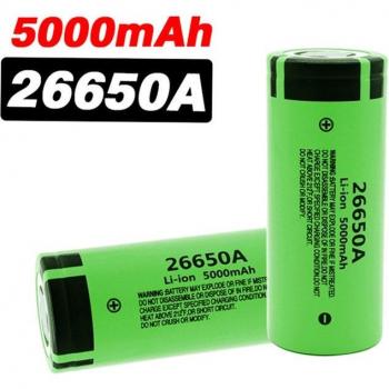 LED Flashlight Power Pack – 3.7 V 5000 mAh 26650A Lithium‑Ion Cell