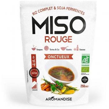 Miso rouge onctueux bio 250 g Aromandise