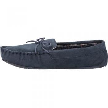 Hush Puppies Clyde Suede Men's Navy Slippers