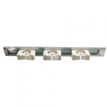 Portaattrezzi sospeso 500 mm, finitura grigio metallico