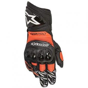 Alpinestars Motorradhandschuhe GP PRO R3 Schwarz/Fluo-Rot 3XL