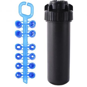 Aspersor de Rodillo 3/4″ Hembra con Engranaje Ajustable 40°‑360°