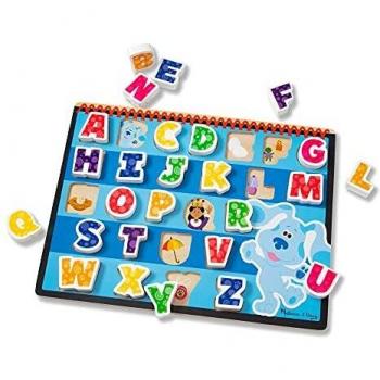 Melissa & Doug - Puzzle spesso in legno Blue's Clues & You, alfabeto, multicolore