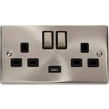 Click Deco VPSC570BK USB Charging Socket