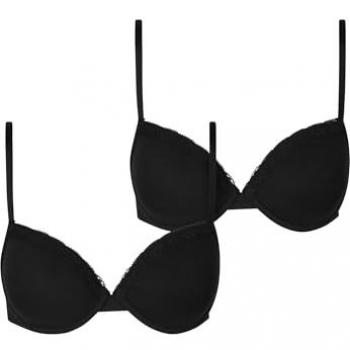 Reggiseno Basic Cotton Lace Urban Classics 75 mm Nera