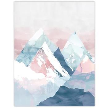 Snowcapped Horizon Art Print – 24 × 32 inches