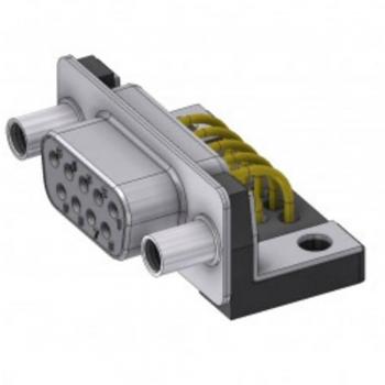 Deltron Connectors 9-Pin D-Sub Socket, 90° Soldering