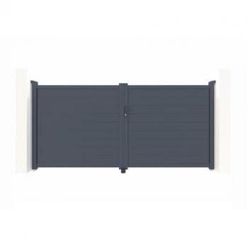 Pack puerta batiente automática 3m Eiger 300 x 160 cm + motor Tanker B250