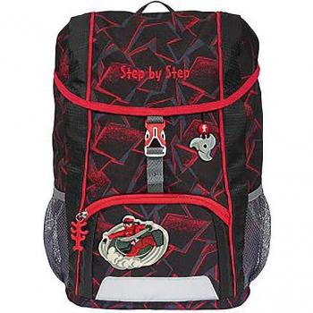 Step by Step Ninja Yuma Kid Kindergarten-Rucksack 380g 13l 3-tlg. schwarz-rot