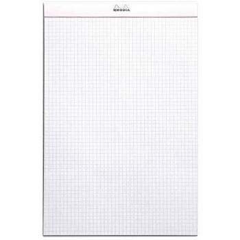 Bloc-notes agrafé Rhodia N°19 - 80 feuillets petits carreaux