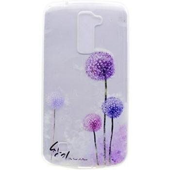 Protección Suave Transparente – Case Gel Silicona Púrpura LG K10