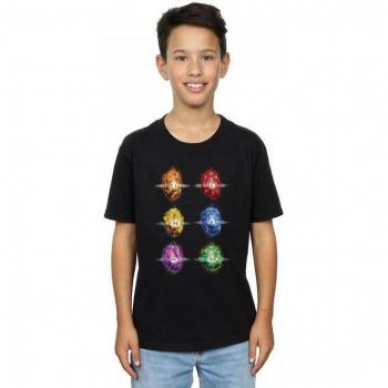 T-shirt ragazzi cotone pietre dell'infinito Avengers Infinity War