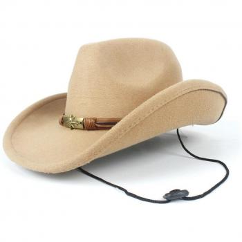 Chapeau de Cowboy de l'ouest en laine