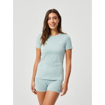 Björn Borg Ace Slim T-shirt Dames - Lichtblauw