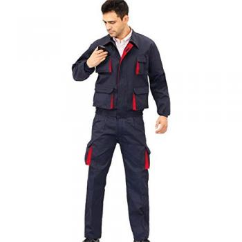 Cazadora tergal cargo pr-39 marino/rojo talla 48 de vesin