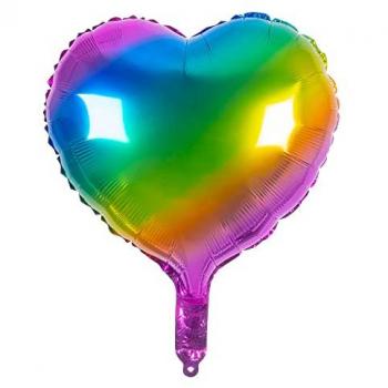 Palloncino Cuore Colorato Mylar 40x45 cm