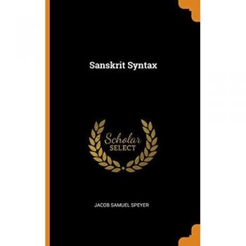 Speyer J: SANSKRIT SYNTAX
